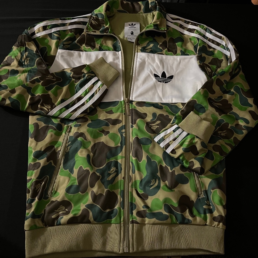 Men's Bape Addidas Track Jacket